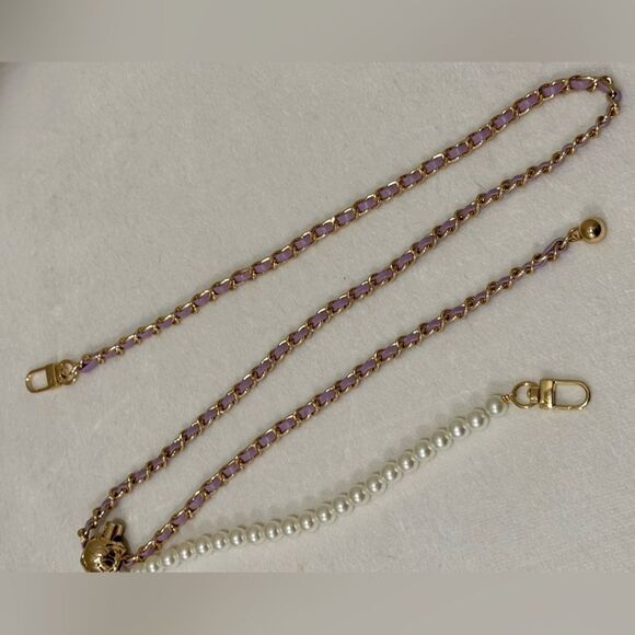 Lilac Handmade Real Rex Rabbit Fur Double Kisslock & Top Handle Purse/Crossbody - Picture 16 of 16